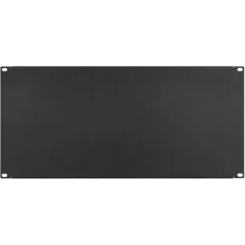 IT-BUDGET 19 inch blindplade / rackblindplade – 5U – robust metalversion – sort (90ITBBP5HES)