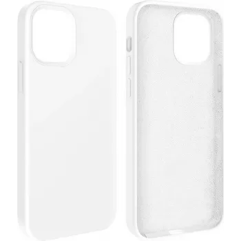 CYOO Premium flydende silikone hardcover til Apple iPhone 13 mini – hvid CY122563