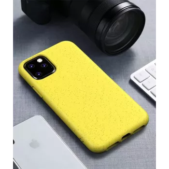 CYOO BioCase - iPhone 12 Pro Max 6,7 - gul - hard case - biologisk nedbrydeligt (CY121900)