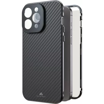 Black Rock Cover 360° Glass til Apple iPhone 16 Pro Max, ægte kulfiber (00228101)