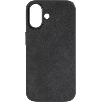 CYOO Alcantara Cover til Apple iPhone 16 sort (CY123615)