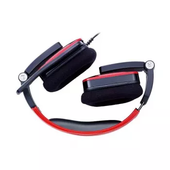 Thermaltake Tt eSPORTS SHOCK gaming-headset - Royal Red, kabelbundet 3,5 mm, over-ear, indtrækkelig mikrofon, foldbar