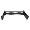 EXSYS DIN-skinne rackmount-kit, 2U, 19 inch, 35mm DIN-skinne, sort EX-6090