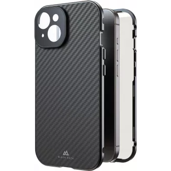 Black Rock Cover 360° Glas til Apple iPhone 16, ægte kulfiber (00228085)