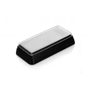 SAMURA SDS-360 Manual Pull-Through Knife Sharpener, 2-Stage Ceramic, Black