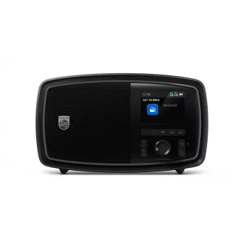 Philips Century bærbart radio, sort