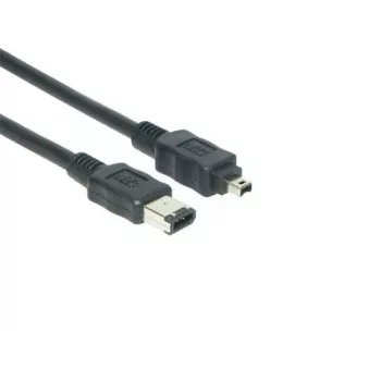 EXSYS FireWire 1394a-kabel 6-pin til 4-pin, 1,5 m, sort EX-K6810