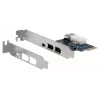 EXSYS EX-16600 PCI Express FireWire 1394a-kort med 3+1 tilslutninger (VIA)