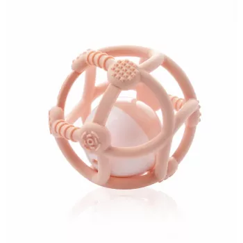 Kidsme silikone-bidebold, pink