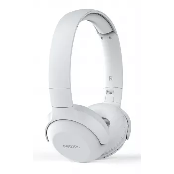 Philips UpBeat trådløse on-ear-hovedtelefoner med mikrofon, hvid