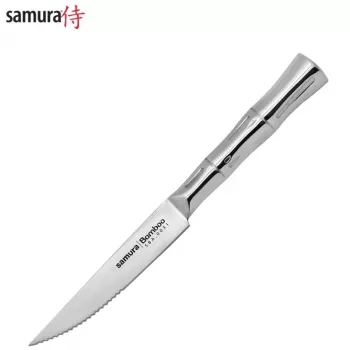 SAMURA Bamboo SBA-0031 Steakkniv, 110 mm, AUS-8 stål