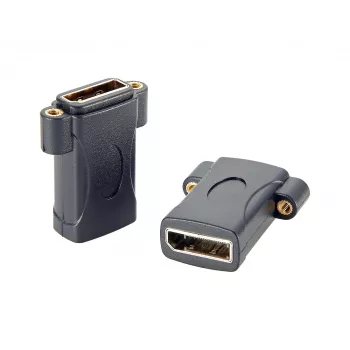 EXSYS EX-49304 panelmonteret DisplayPort hun-til-hun-adapter, skrubar, 8K 60Hz