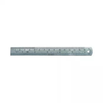 C.K Tools Stainless Steel Rule, 150 mm / 6 inch, mm & inch Graduations (T3530 06)