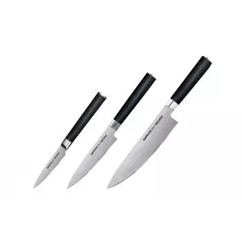 SAMURA MO-V 3-delt køkkenknivsæt