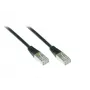 EXSYS Cat 5e FTP patchkabel 1,5m sort EX-K6170-1.5