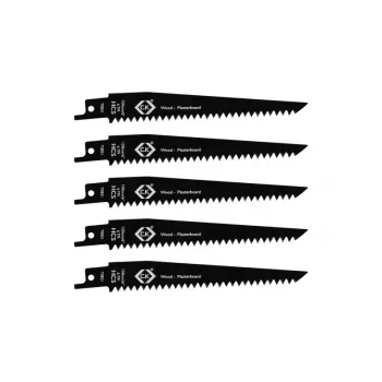 C.K Tools T0821 Reciprocating Saw Blades 6 TPI, 150 mm, 5-Pack