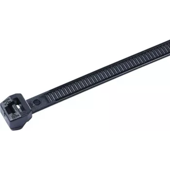HellermannTyton OS-serie kabelbindere med udvendig tandning 150 x 4,6 mm sort (100-pak) 118-05850