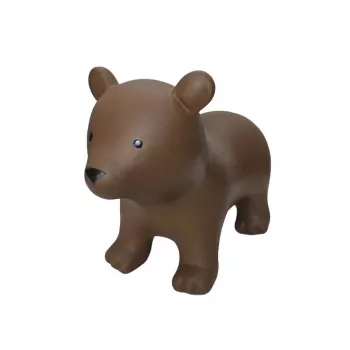 Gerardo's Toys oppustelig hoppebjørn, brun