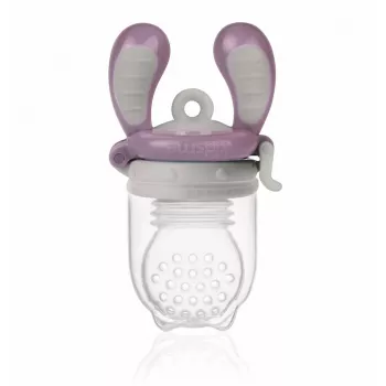 Kidsme Food Feeder Large fast fødevarefoderenhed plum 6+ måneder