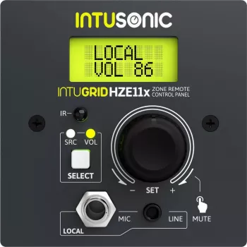INTUSONIC HZE11+ zone-fjernbetjeningspanel (12604191)