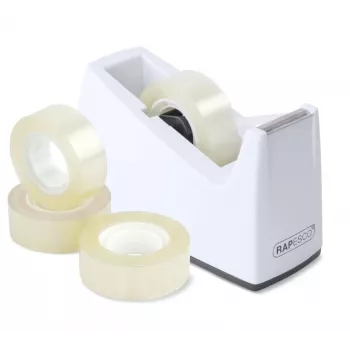 Rapesco 1620 White Desktop Tape Dispenser