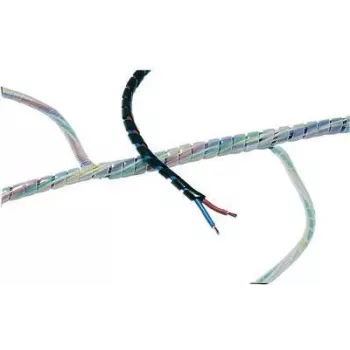 HellermannTyton Helawrap kabeladministrationsslange, transparent, polypropylen, 10 mm, 25 m 161-41000