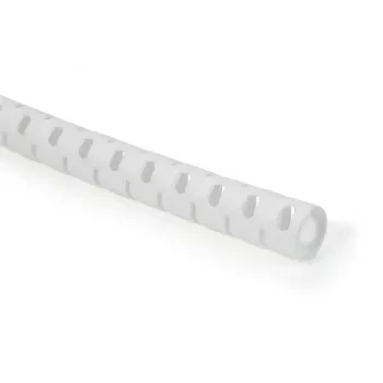 HellermannTyton Helawrap HWPP Spiral Cable Wrap, White, 2m, PP, 4-50mm Bundle 161-64415