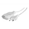 CUC Exertis Connect 573722 forlængerkabel til indendørs brug, 1 AC-stikdåse, 1,8 m, hvid