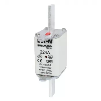 Eaton 100NHG02B NH-sikring D02 100 A 500 V gG med mekanisk indikator, 3-pak