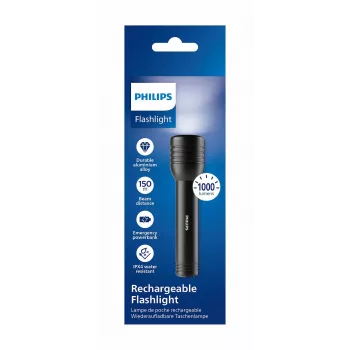 Philips SFL7005R/10 LED-lommelygte, sort