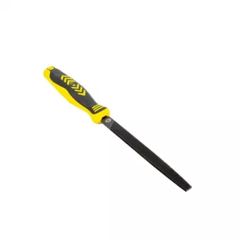 C.K Tools T0080A 10 Flat Hand File, 250 mm, Second Cut, Double Cut, High Carbon Steel, DIN 7261