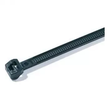 HellermannTyton OS-serie kabelbinder med udvendig tandning 100 x 2,5 mm, sort, 100 stk. 118-04700
