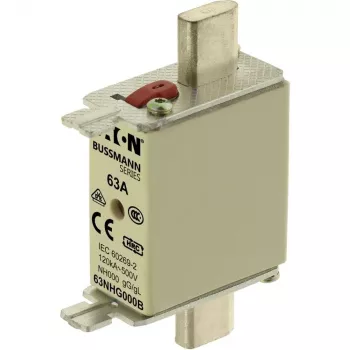 Eaton 63NHG000B NH-sikringsindsats, størrelse 0, 63 A, 500 V AC, gG