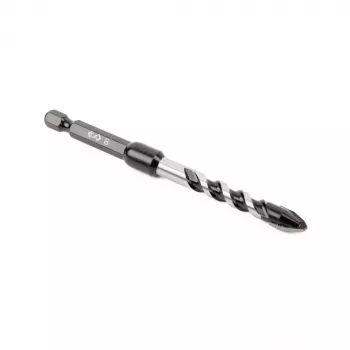 C.K Tools T3115 080 Masonry Drill Bit 8 mm x 105 mm, Carbide Tip, Hex Shank