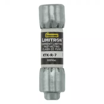 Eaton KTK-R-7 klasse CC hurtig sikring, 7 A, 600 V AC, 200 kA brydeevne, 10-pak