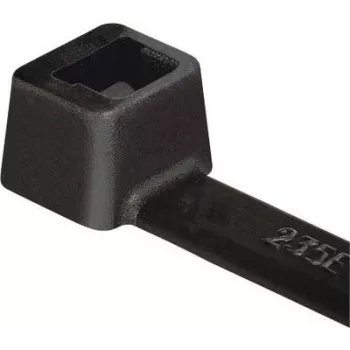 HellermannTyton T50R sort polyamid-kabelbinder 200 mm x 4,6 mm, 100-pak 111-04950