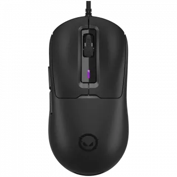 LORGAR MSA10R kablet gaming-mus, PixArt 3311, 6 programmerbare knapper, sort (LRG-MSA10R-BK)