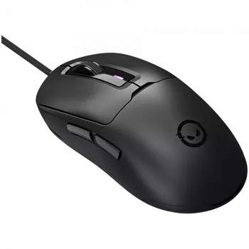 LORGAR MSA10R kablet gaming-mus, PixArt 3311, 6 programmerbare knapper, sort (LRG-MSA10R-BK)