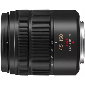 Panasonic Lumix G X Vario 45-150mm f/4.0-5.6 ASPH. MEGA O.I.S. objektiv (sort) H-FS45150E-K