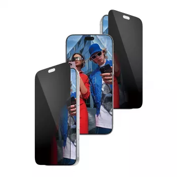 PanzerGlass 2-vejs privacy-displaybeskyttelsesfilm til Apple iPhone 2026 Pro Max | Ultra-Wide Fit med EasyAligner
