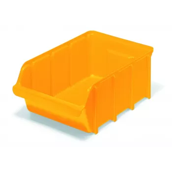 raaco E5 Euro-åben lagerkasse, 25 l, orange (123686)