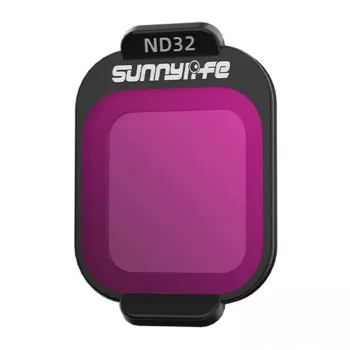Sunnylife Flip ND32 filter til DJI Osmo Pocket 3 – magnetisk neutraldensitetsfilter, 5-trins lysreduktion, flerlagbelagt optisk glas