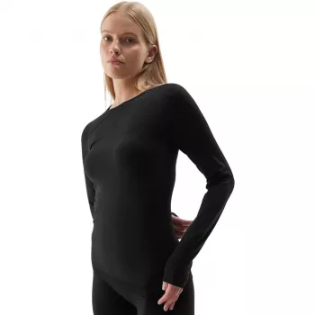 4F dame termoaktiv T-shirt F152 Deep Black M/L
