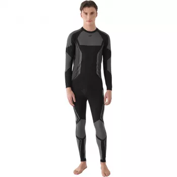 Herre Thermoactive Leggings 4F M166 Deep Black S/M