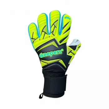 4Keepers Force V5 25 Wave NC målmandshandsker sort/fluorescerende grøn størrelse 9.5