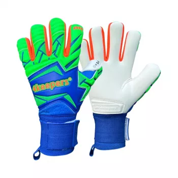 4Keepers Force V5.25 Twist HNC målmandshandsker blå-grøn størrelse 9