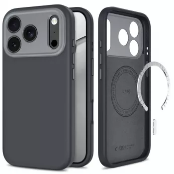 TECH-PROTECT UNIQ MagSafe CC cover til iPhone 17 Pro Max / 18 Pro Max – antracit