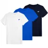 4F M4479 herre-T-shirt, hvid/blå/marineblå, 2XL (4FWSS26TTSHM4479)