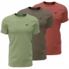 4F M4480 herre-T-shirt, grøn/brun/bordeaux, 5XL (4FWSS26TTSHM4480)