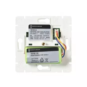 Busch-Jaeger Strømforsyning med batteri-nødstrømsforsyning 1519 U (2TKA00004530)